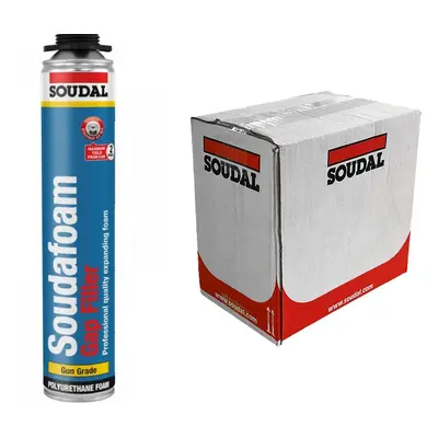 Soudal 130585 Soudafoam® Gap Filler Gun Grade* Champagne 750Ml canister 12 Box