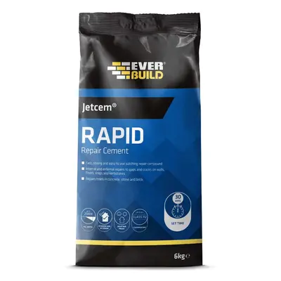 Everbuild Jetcem Rapid Repair Cement 620438 6Kg