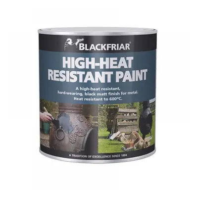 Blackfriar BF0520004E1 High-Heat Resistant Paint Black 500Ml