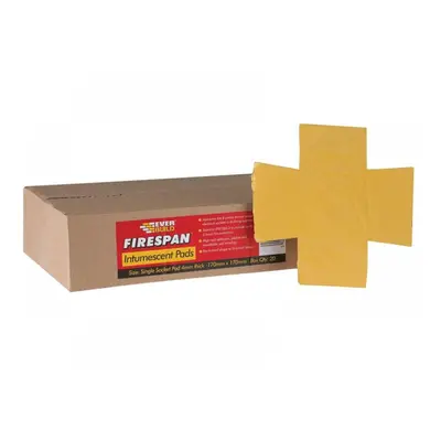 Everbuild Sika 486165 Firespan Intumescent Double Socket Pad (Box 20)