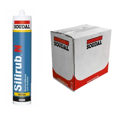 Soudal 117857 Silirub® N Clear 300Ml cartridge 24 Box