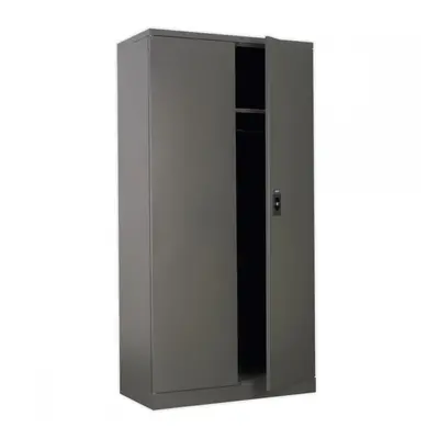 Sealey SC02 Floor Cabinet 4 Shelf Plus Hanging Rail 2 Door