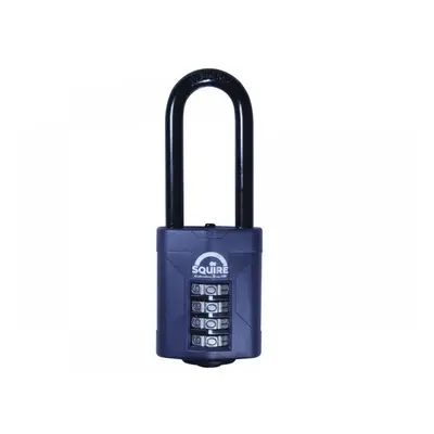 Squire CP50/2.5 Cp50/2.5 Combination Padlock 4-Wheel 50Mm Extra Long Shackle 63.5Mm