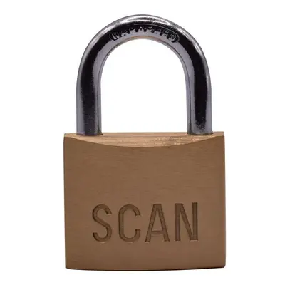 Scan BC0440 Brass Padlock 40Mm