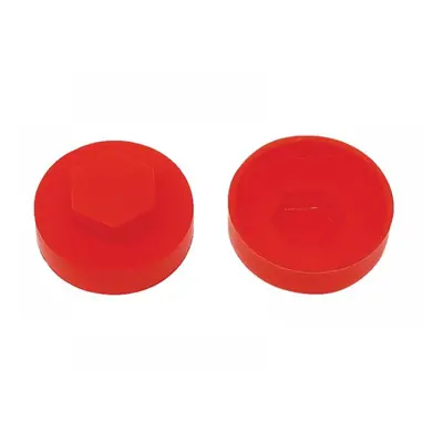 Forgefix TFCC16PR Techfast Cover Cap Poppy Red 16Mm (Pack 100)