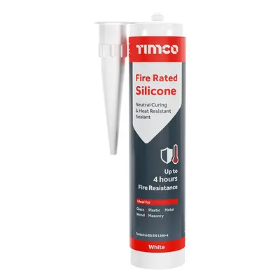 Timco 732003 Fire Rated Silicone 300Ml Cartridge 1