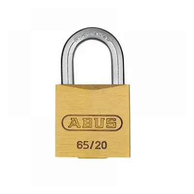 Abus Mechanical 02318 65/20Mm Brass Padlock