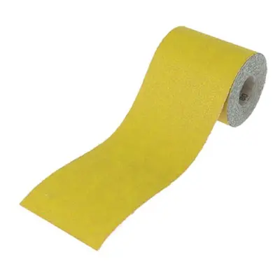 Faithfull 000238 Aluminium Oxide Sanding Paper Roll Yellow 115Mm X 10M 60G