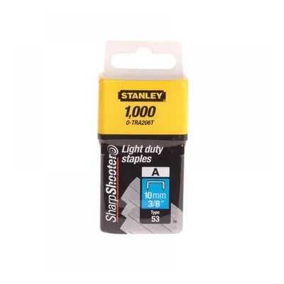 Stanley® 0-TRA206T Tra2 Light-Duty Staple 10Mm Tra206T (Pack 1000)