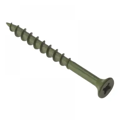 Forgefix DS4555 Decking Screw Pozi Compatible St Green Anti-Corrosion 4.5 X 55Mm Box 200