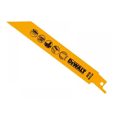 Dewalt DT2346-QZ Bi-Metal Reciprocating Blade For Metal Cordless 152Mm X 18 Tpi (Pack 5)