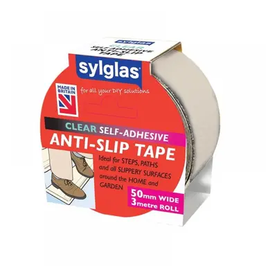 Sylglas 8620042 Anti-Slip Tape 50Mm X 3M Clear