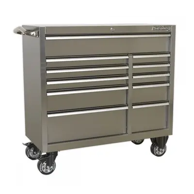 Sealey PTB105511SS Rollcab 11 Drawer 1055Mm Extra-Wide Stainless Steel Heavy-Duty