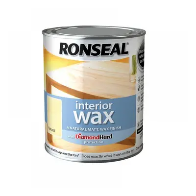 Ronseal 36879 Interior Wax Natural 750Ml