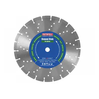 Faithfull RA3030020 Professional Diamond Blade 300 X 20Mm