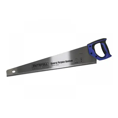 Faithfull General-Purpose Hardpoint Handsaw 550Mm (22In) 8 Tpi