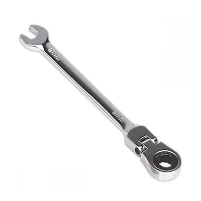 Sealey FHRCW08 Flexi-Head Ratchet Combination Spanner 8Mm