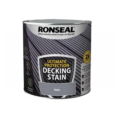 Ronseal 39122 Ultimate Protection Decking Stain Slate 2.5 Litre