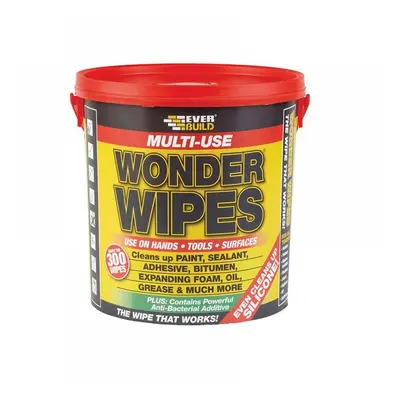 Everbuild Sika 484948 Giant Wonder Wipes (Tub 300)