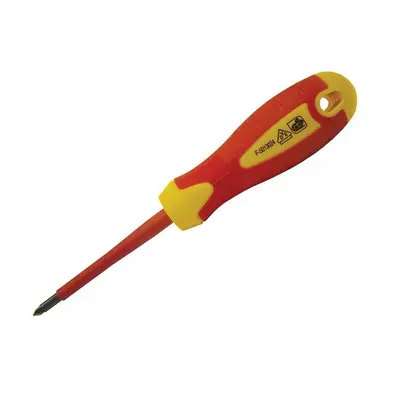 Faithfull Vde Soft Grip Screwdriver Pozidriv Tip Pz1 X 80Mm