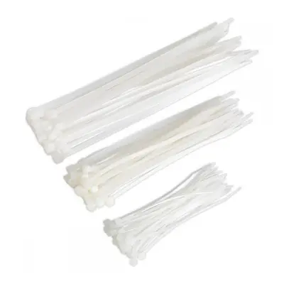 Sealey CT75W Cable Tie Assortment White Pack Of 75