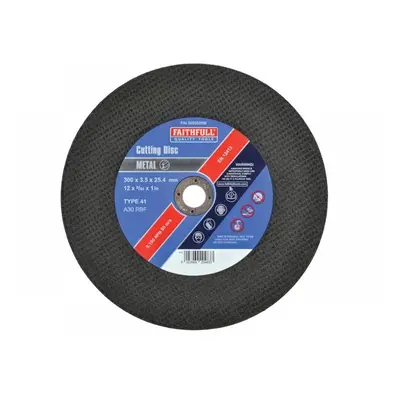 Faithfull Metal Cut Off Disc 300 X 3.5 X 25.4Mm