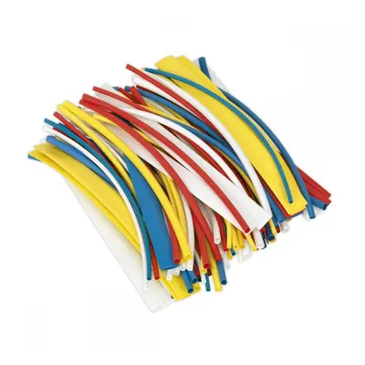 Sealey HST200MC Heat Shrink Tubing Mixed Colours 200Mm 100Pc