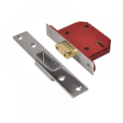 Union Y2105S-SS-3.0 Strongbolt 2105S Stainless Steel 5 Lever Mortice Deadlock Visi 81Mm 3In