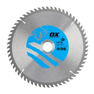 Ox Tools OX-TCTW-2503060 Ox Wood Cutting Circular Saw Blade 250/30Mm 60 Teeth Atb EA