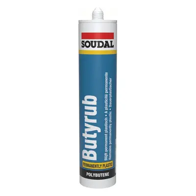 Soudal Butyrub - Non-Setting Mastic Grey 300Ml cartridge 21