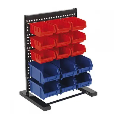 Sealey TPS1569 Bin Storage System Bench Mounting 15 Bin