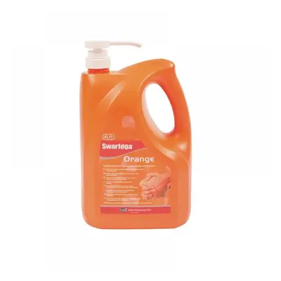 Swarfega® SOR4LMP Orange Hand Cleaner Pump Top Bottle 4 Litre