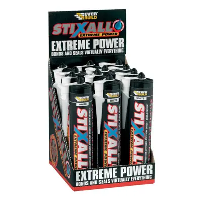 Everbuild Stixall Extreme Power Cartridge White 290Ml / Box Of 12