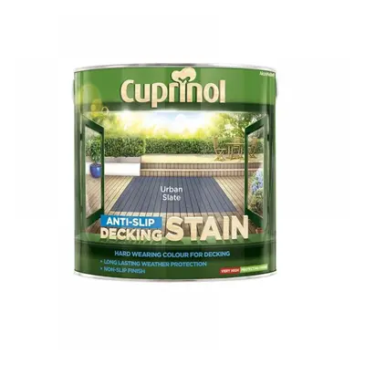 Cuprinol 5122407 Anti-Slip Decking Stain Urban Slate 2.5 Litre