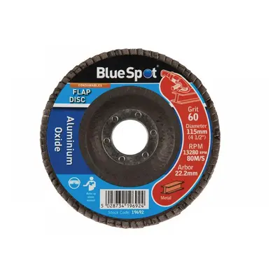 Bluespot Tools 19692 Sanding Flap Disc 115Mm 60 Grit