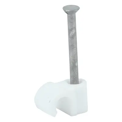 Timco 225369 Round Cable Clips - White To Fit 5.0Mm Box 100