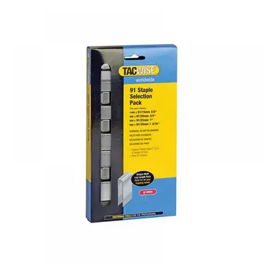 Tacwise 0204 91 Narrow Crown Staples Selection - Electric Tackers (Pack 2800)