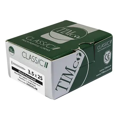 Timco 50030CLAB Classic Multi-Purpose Screws - Pz - Double Countersunk - Exterior - Black Organi