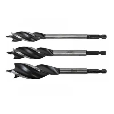 Faithfull Tri-Point Speed Auger Bit Set 3 Piece