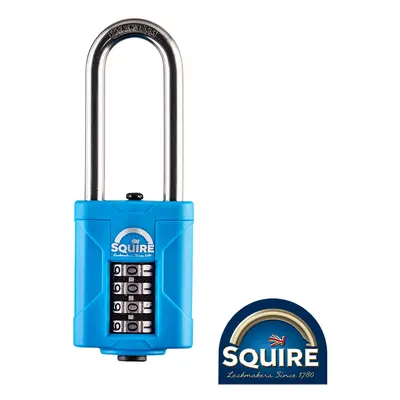 Squire SQR701807 Combination Padlock - Stainless Steel 2.5in Long Shackle - Cp40S/2.5 40Mm Blist