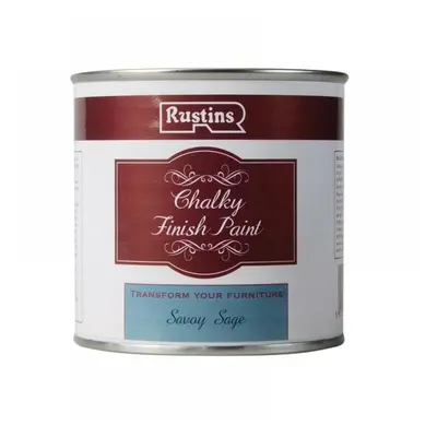 Rustins CHAPS250 Chalky Finish Paint Savoy Sage 250Ml