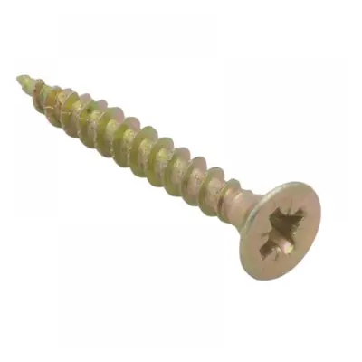 Forgefix SPE530Y Spectre™ Pz Compatible Wood Screw Csk Zyp 5.0 X 30Mm Box 200