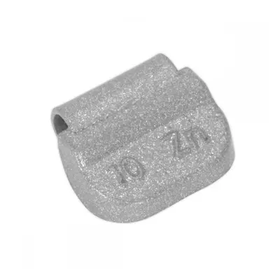 Sealey WWSH10 Wheel Weight 10G Hammer-On Zinc For Steel Wheels Pack Of 100