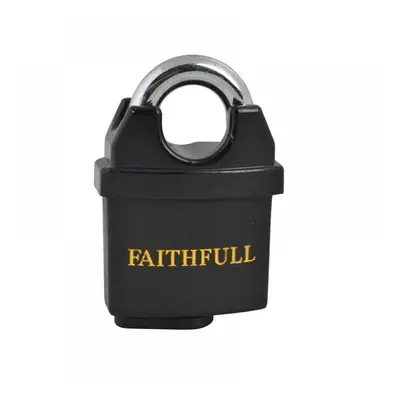 Faithfull LS 05 Pvc Coated Brass Padlock 50Mm