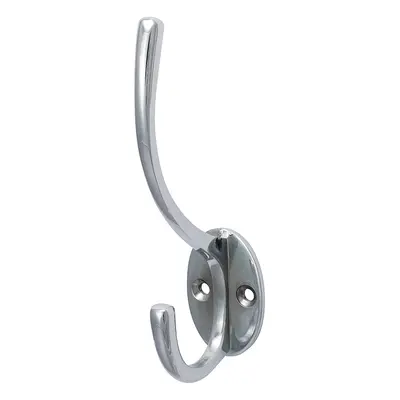 Timco 200674 Hat & Coat Hook - Polished Chrome 125 X 32Mm Bag 1