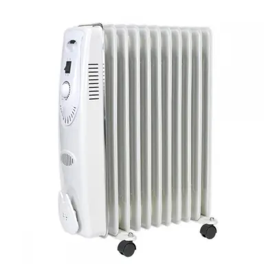 Sealey RD2500 Oil-Filled Radiator 2500W/230V 11-Element