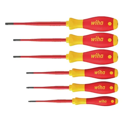 Wiha 41245 Softfinish® Electric Slimfix Tx/Tr Screwdriver Set 6 Piece