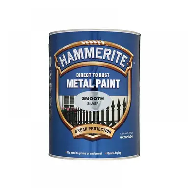 Hammerite 5084857 Direct To Rust Smooth Finish Metal Paint White 250Ml