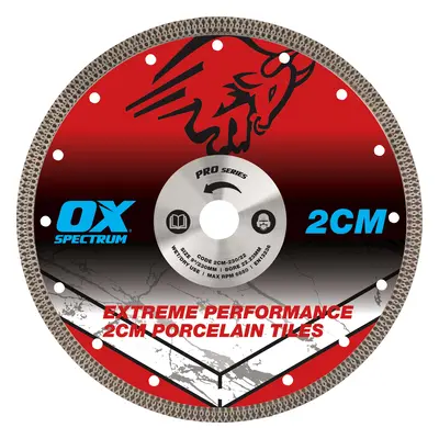 Ox Tools 2CM-230/22 Ox Pro 2Cm Porcelain Cutting Blade - 230/22.23Mm Each