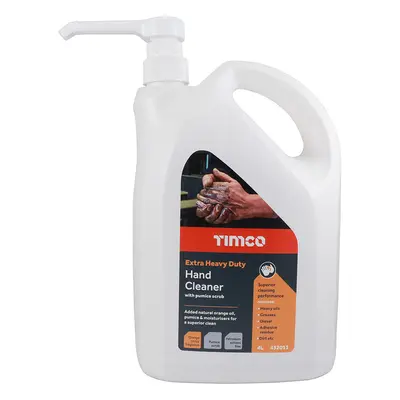 Timco 432011 Extra Heavy Duty Hand Cleaner With Pump 4L Pump Bottle 1